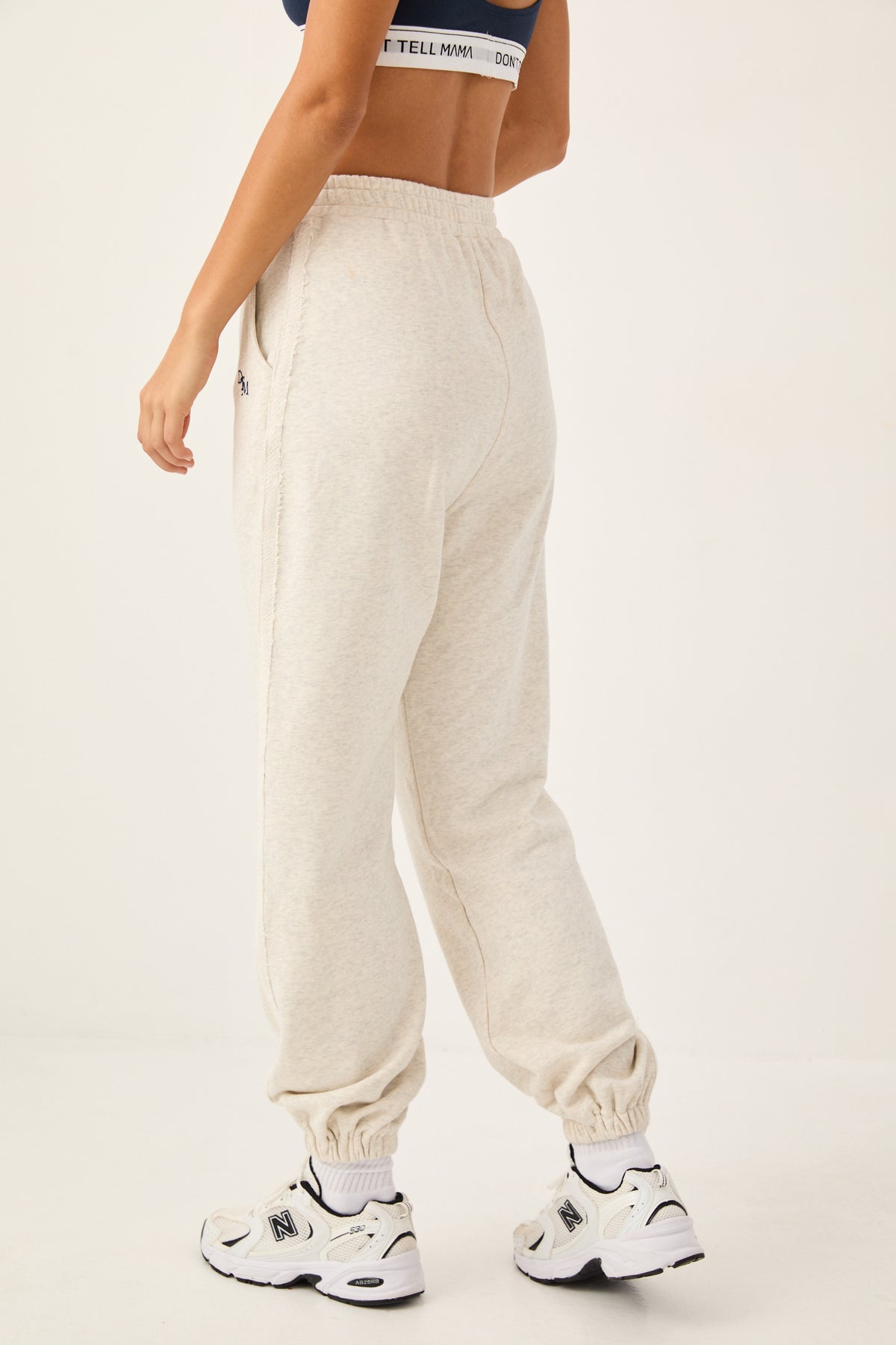 Cream Joggers Don t Tell Mama Studio